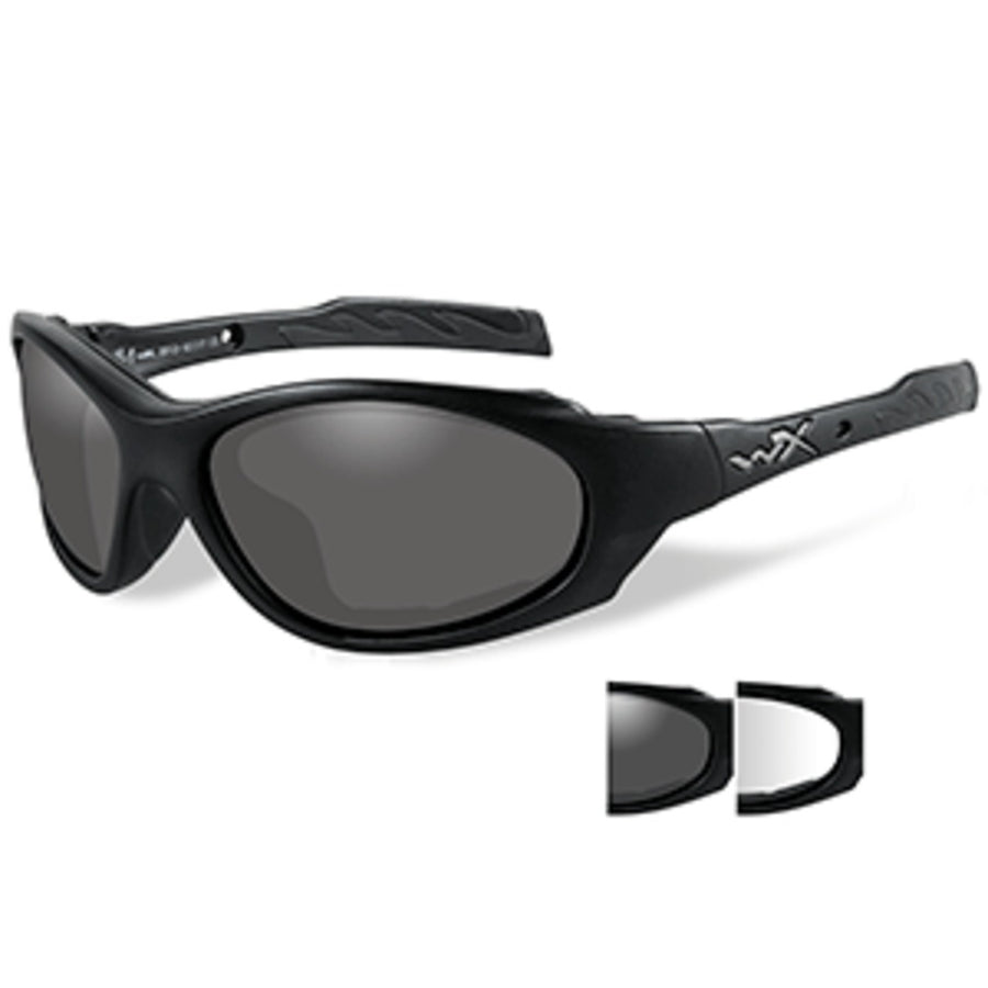 Wiley X Xl-1 Advanced Sunglasses - Smoke Grey/clear Lens - Matte Black Frame