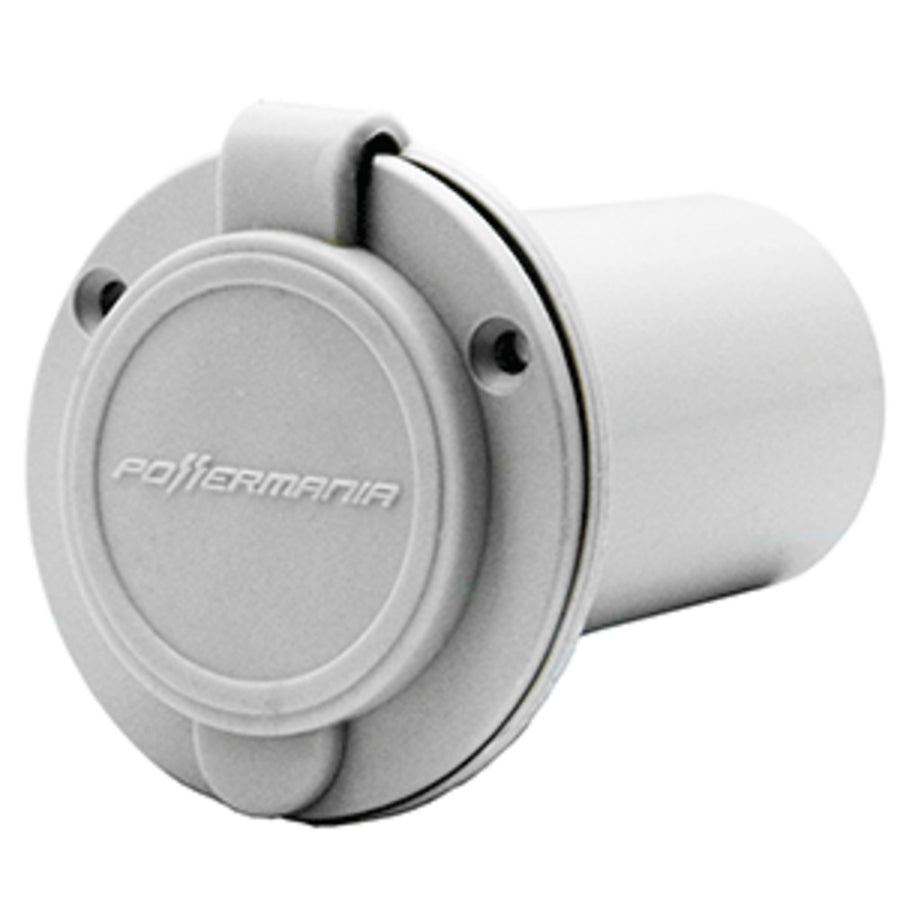 Powermania Ac Plug Port - White