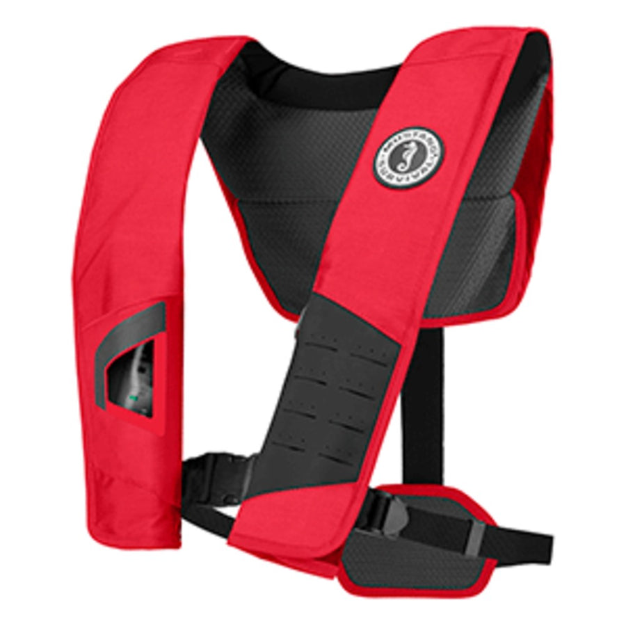 Mustang Dlx 38 Deluxe Manual Inflatable Pfd - Red/black