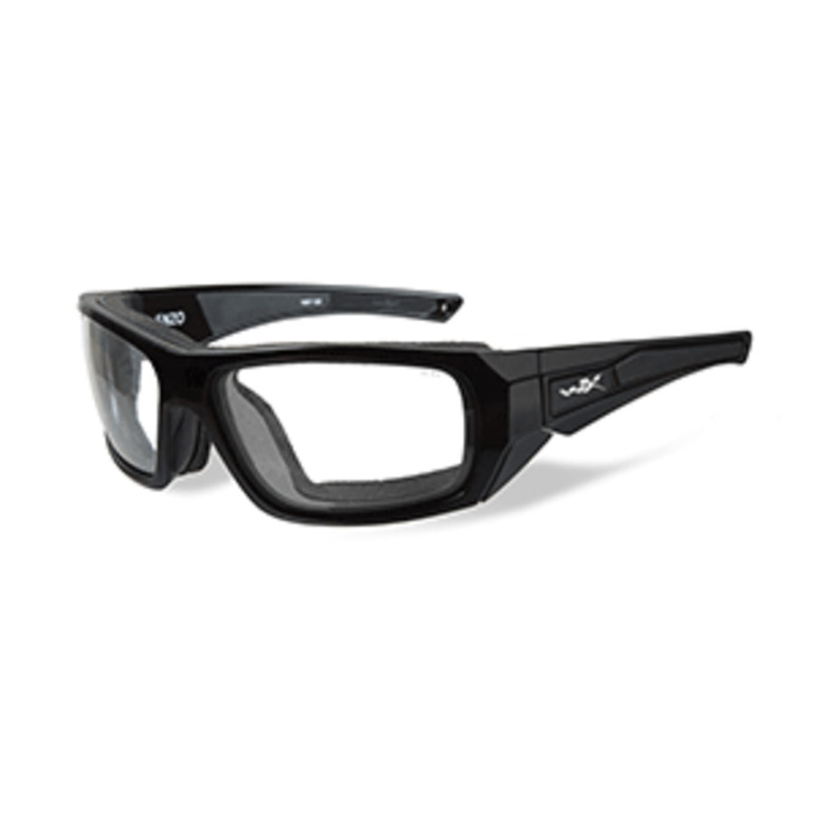 Wiley X Enzo Sunglasses - Clear Lens - Gloss Black Frame