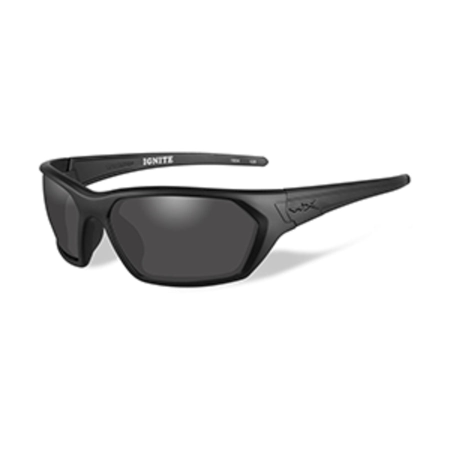 Wiley X Ignite Sunglasses - Smoke Grey Lens - Matte Black Frame - Black Ops