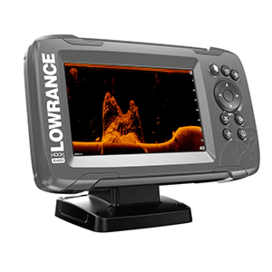 Lowrance Hook²-5x 5 Gps Splitshot Fishfinder W/track Plotter Transom Mount Splitshot Transducer