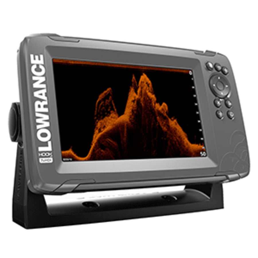 Lowrance Hook²-7x 7 Gps Splitshot Fishfinder W/track Plotter Transom Mount Splitshot Transducer