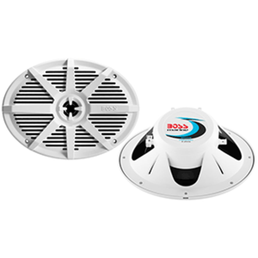 Boss Audio Mr692w 6 X 9 2-way 350w Marine Full Range Speaker - White - Pair