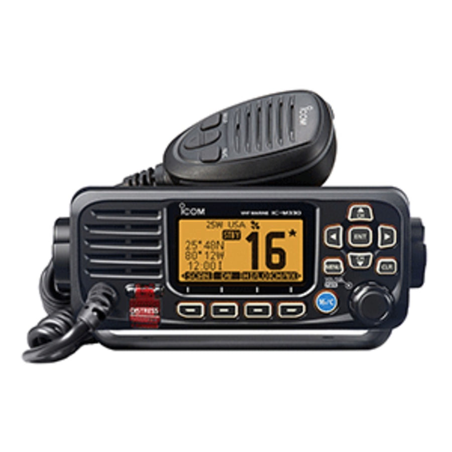 Icom M330 Compact Vhf Radio - Black