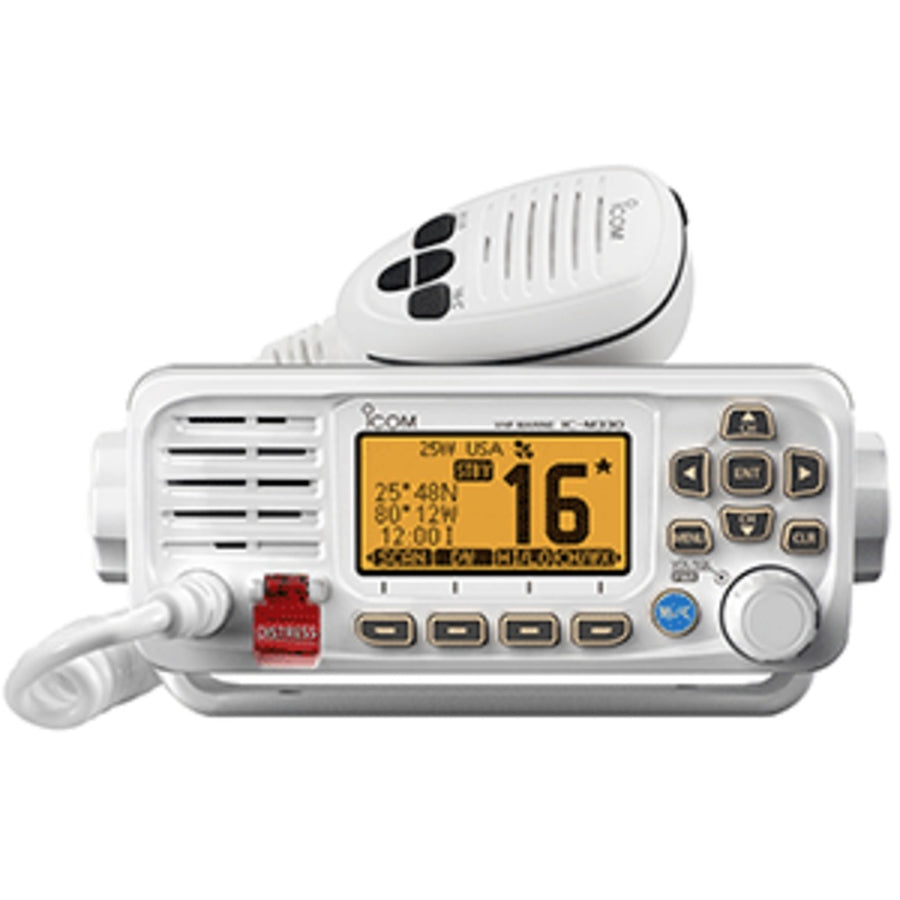 Icom M330 Compact Vhf Radio - White