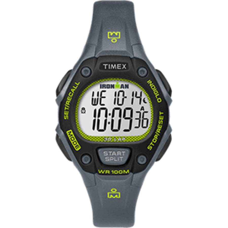 Timex Ironman® Classic 30 Mid-size Watch - Grey/lime/black