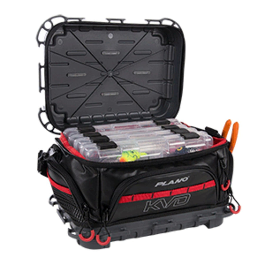 Plano Kvd Signature Tackle Bag 3600 - Black/grey/red