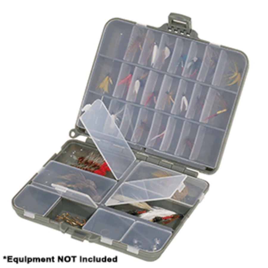 Plano Compact Side-by-side Tackle Organizer - Grey/clear