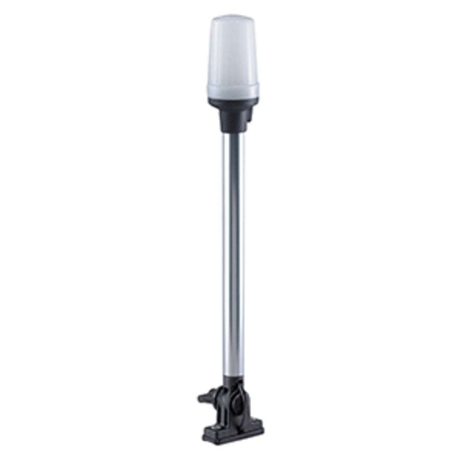 Perko Fold Down All-round Pole Light - Vertical Mount - White