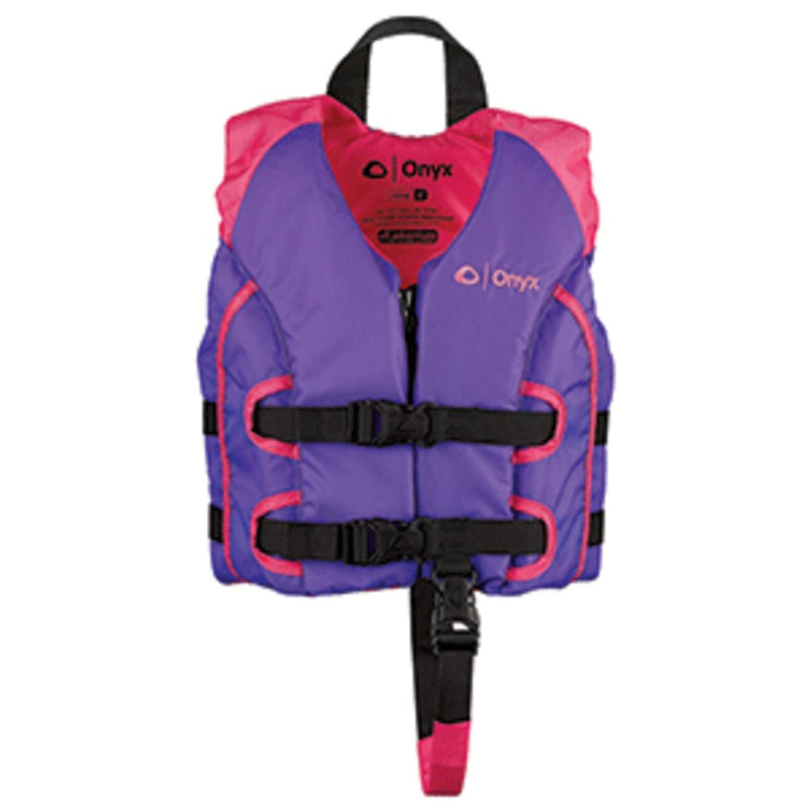 Onyx All Adventure Child Life Jacket - Child 30-50lbs - Purple/pink