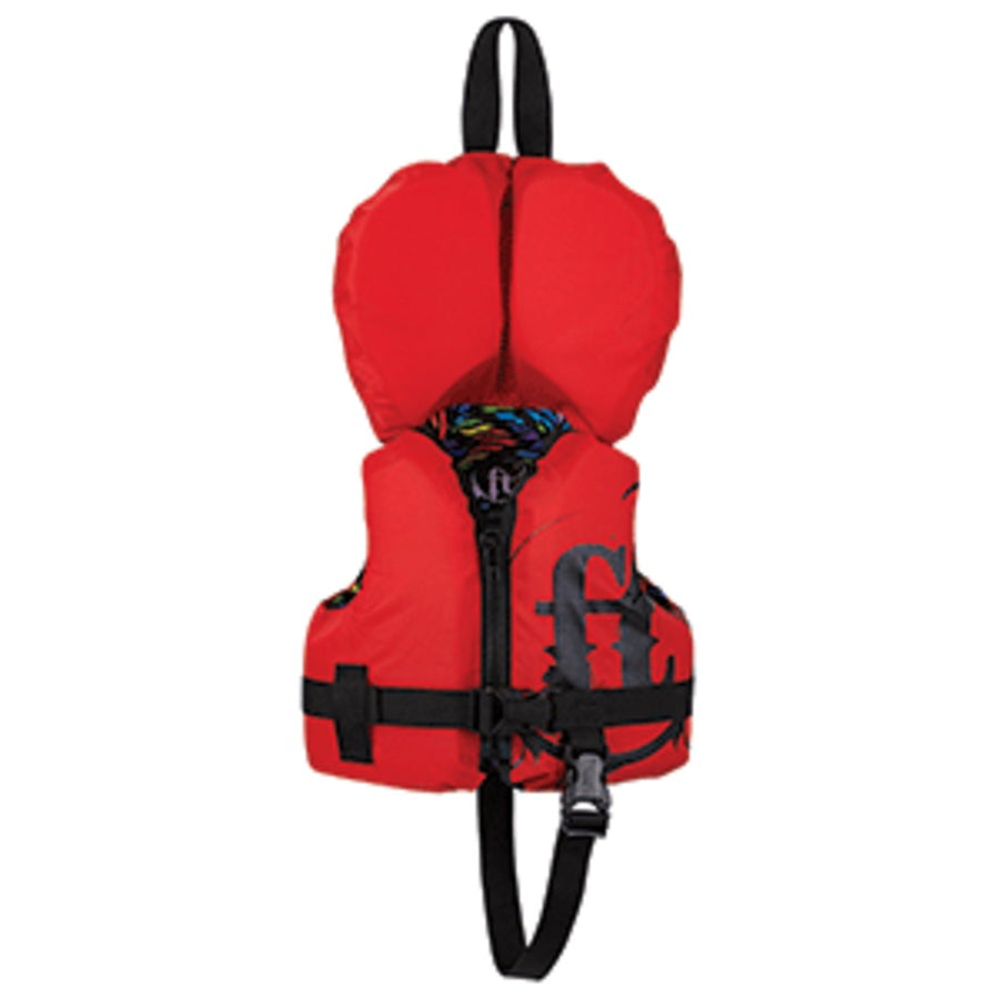 Full Throttle Infant Nylon Life Vest - Infant Less Than 30lbs - Red