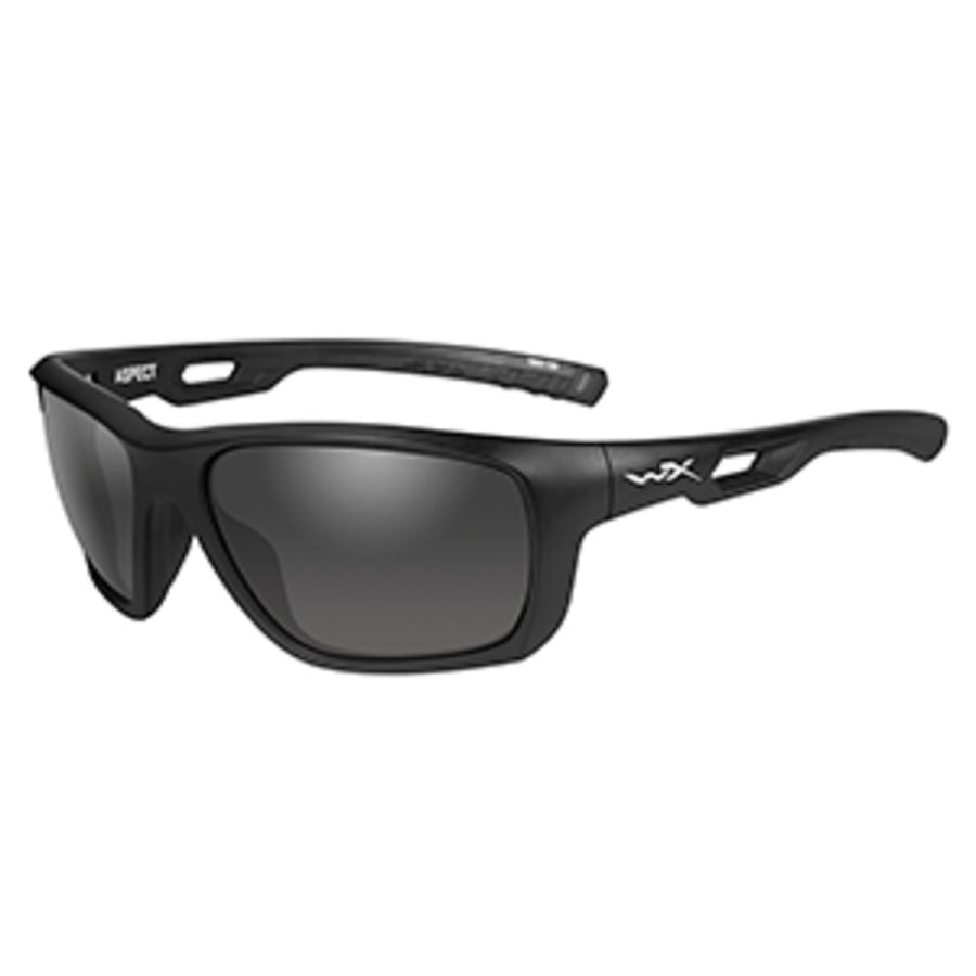 Wiley X Aspect Sunglasses - Grey Lens - Matte Black Frame