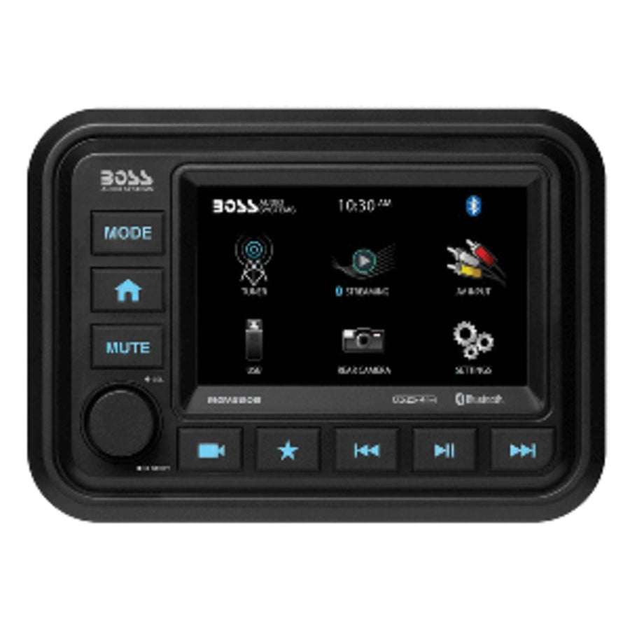 Boss Audio Bluetooth (audio Streaming) Marine Gauge Digital Media Am/fm Receiver - Black