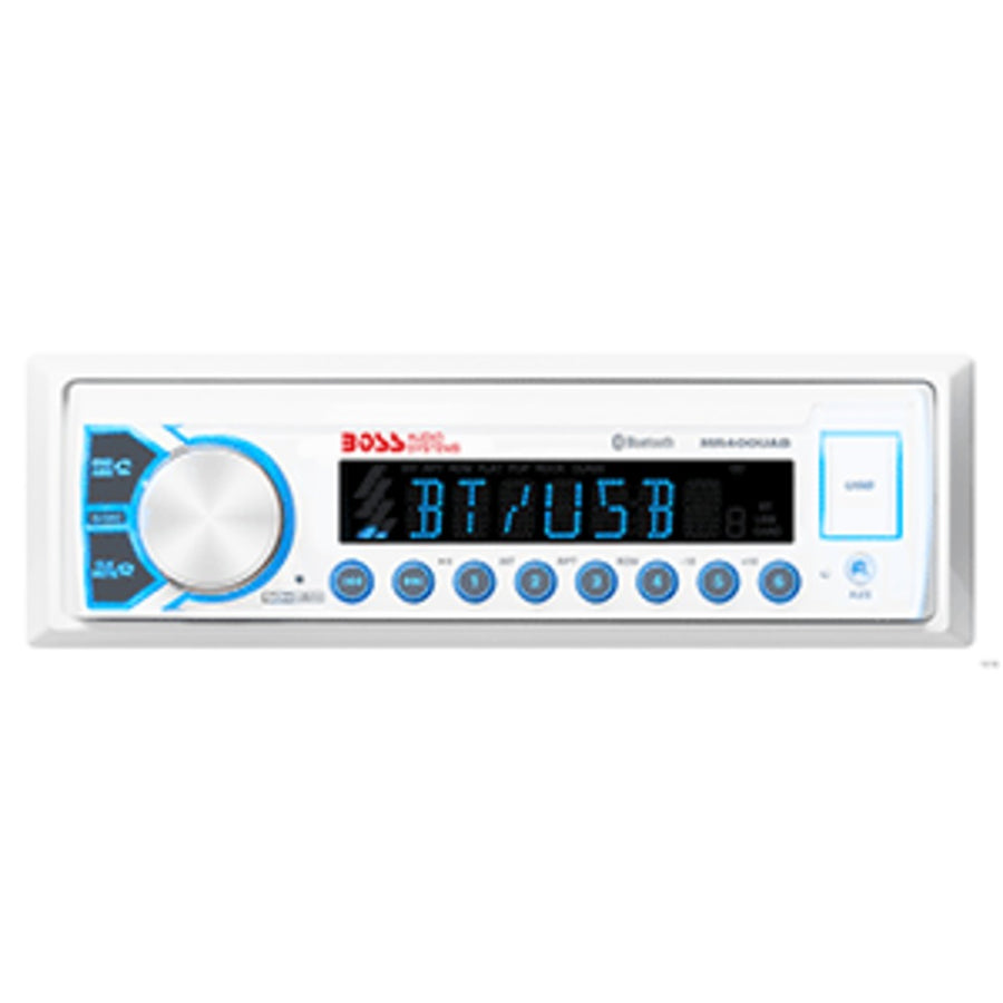 Boss Audio Marine Audio Receiver Mr400uab Am/fm/bt - White