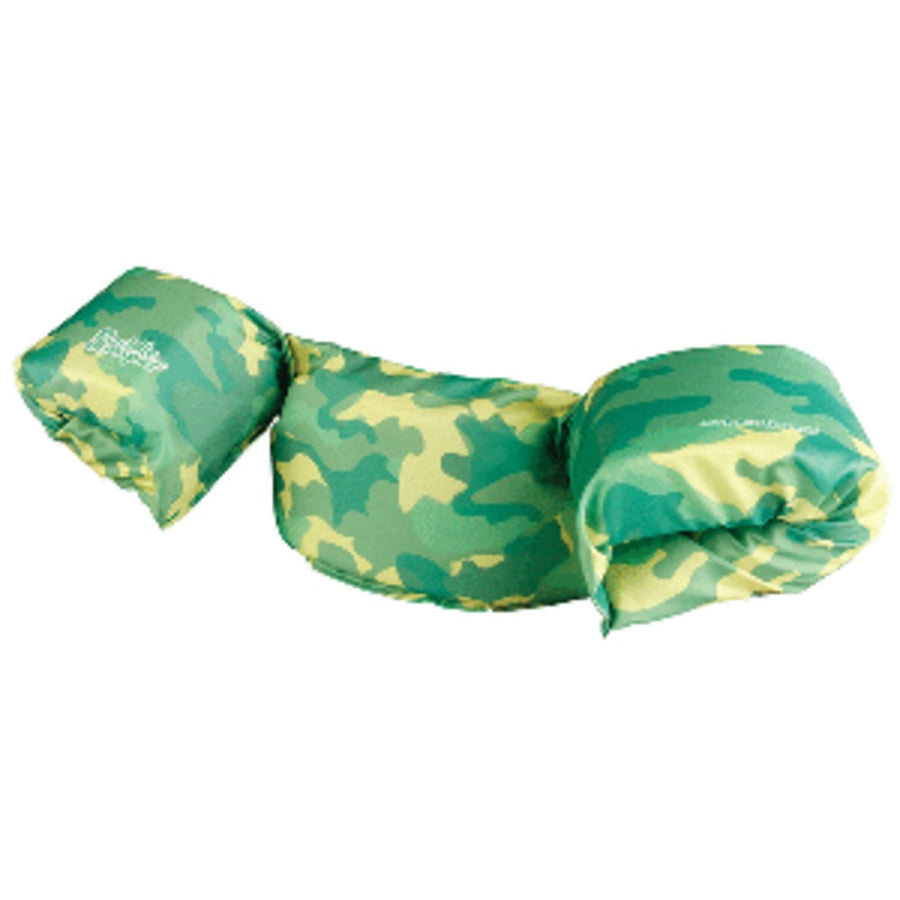 Puddle Jumper Kids Deluxe Life Jacket - Green Camo - 30-50lbs