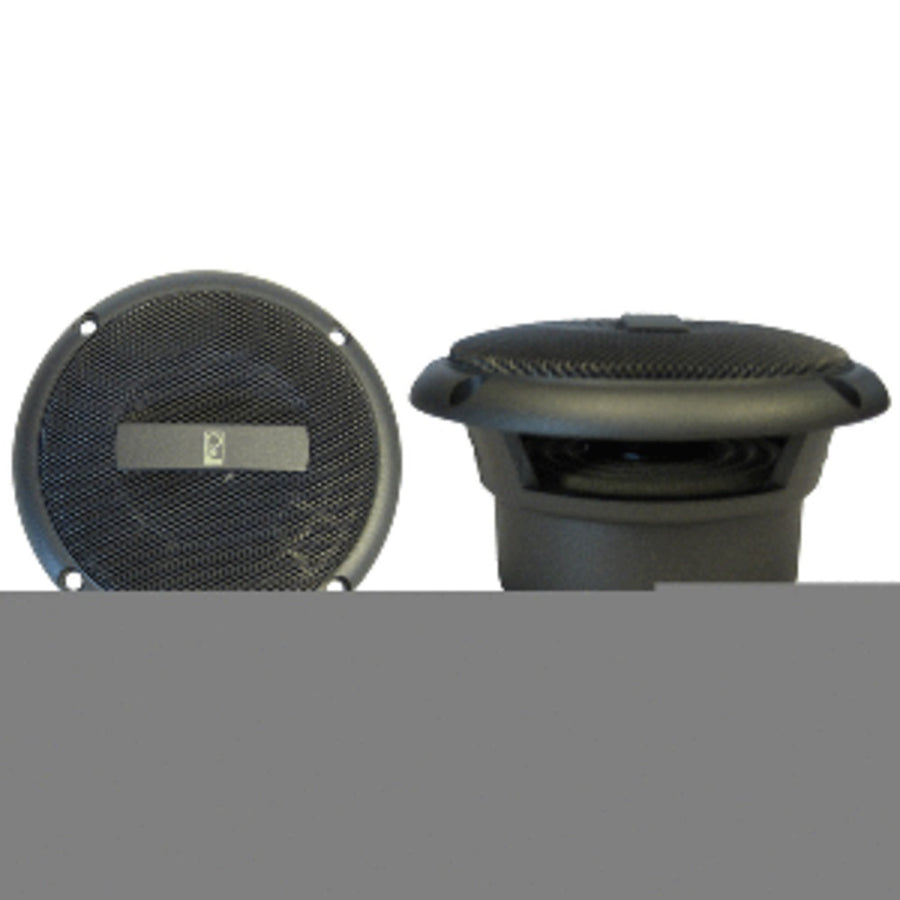 Poly-planar Round Flush-mount Component Speaker - Gray - Bulk Case Of 20 (10-pairs)