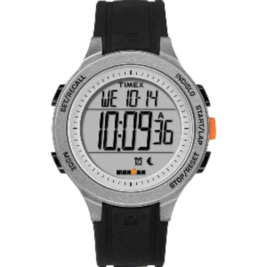 Timex Ironman® Essential 30-lap Unisex Watch - Black/grey/orange