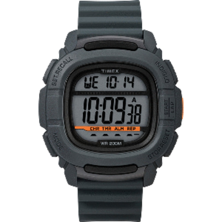 Timex Dgtl Bst.47 Boost Shock Watch - Grey/orange