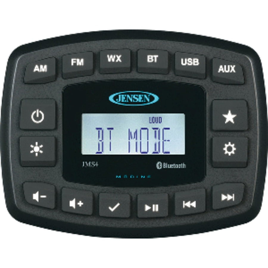 Jensen 4 Jms4rtl Waterproof Bluetooth Am/fm/wb/usb Stereo - Black