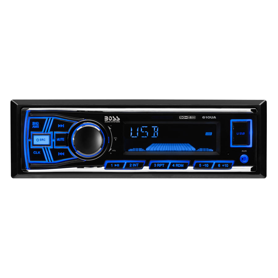 Boss 610ua 200 Watts Audio System With Mp3-compatible Digital Media Am/fm  Receiver