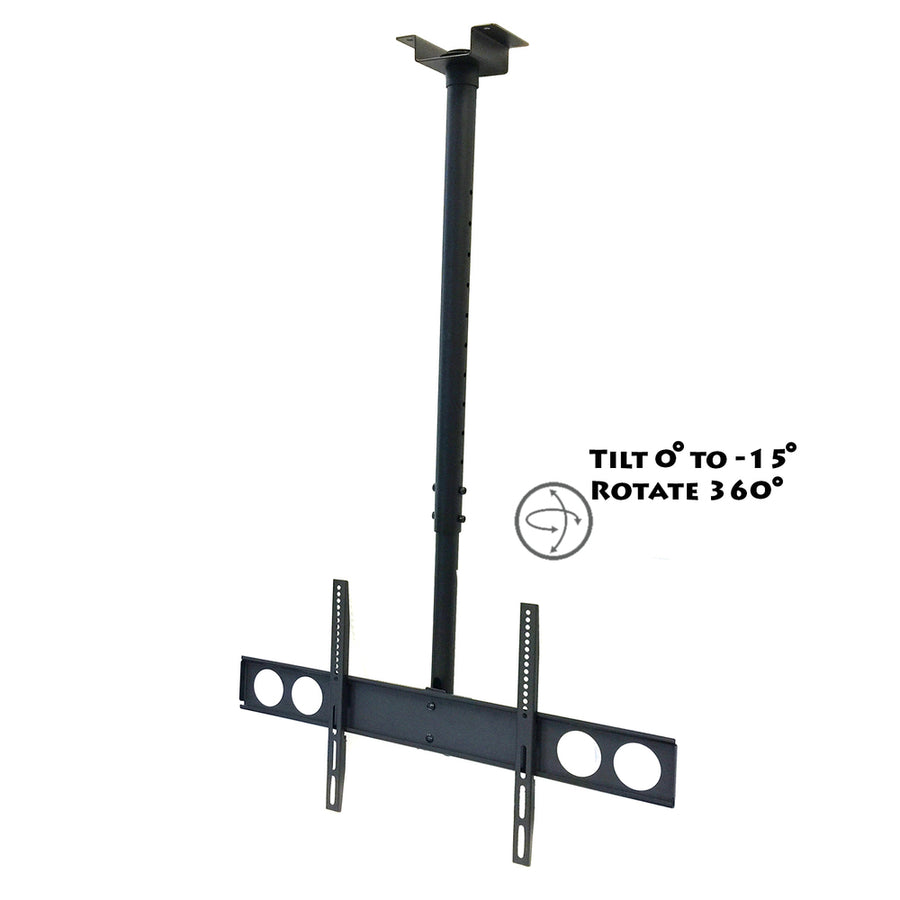 Megamounts Heavy Duty Tilting Ceiling Television Mount For 37 - 70 Lcd, Led And Plasma Televisions