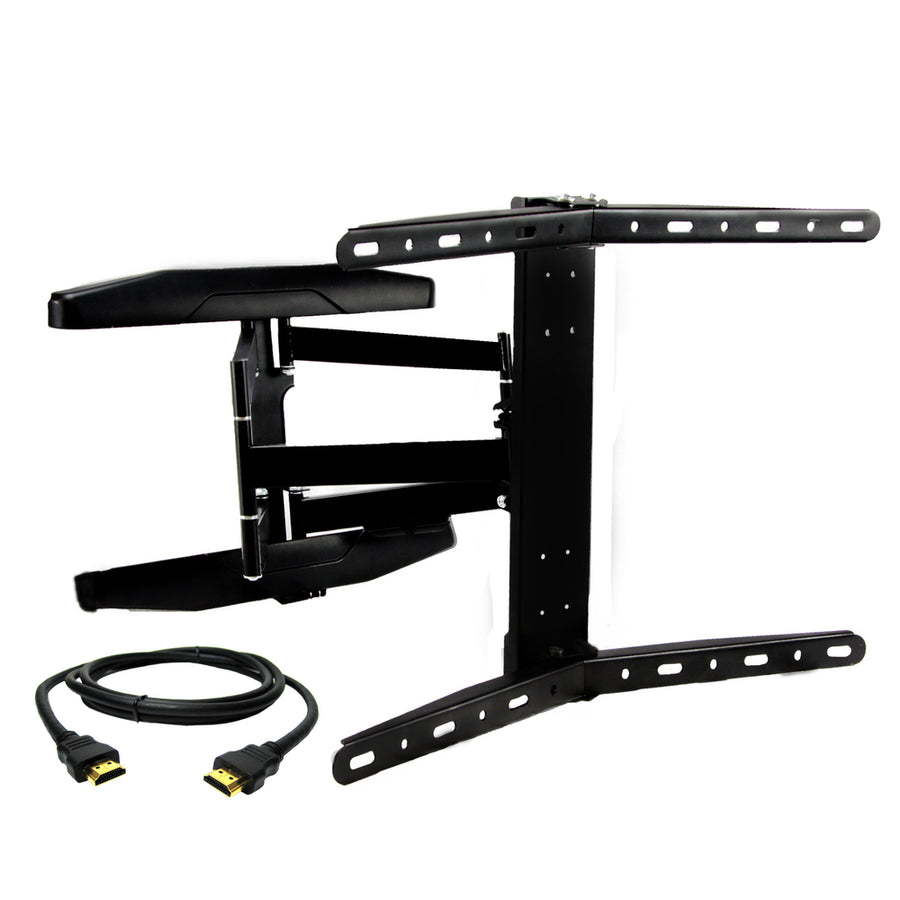 Megamounts Full Motion Wall Mount For 32-70 Inch Curved Displays With Hdmi Cable