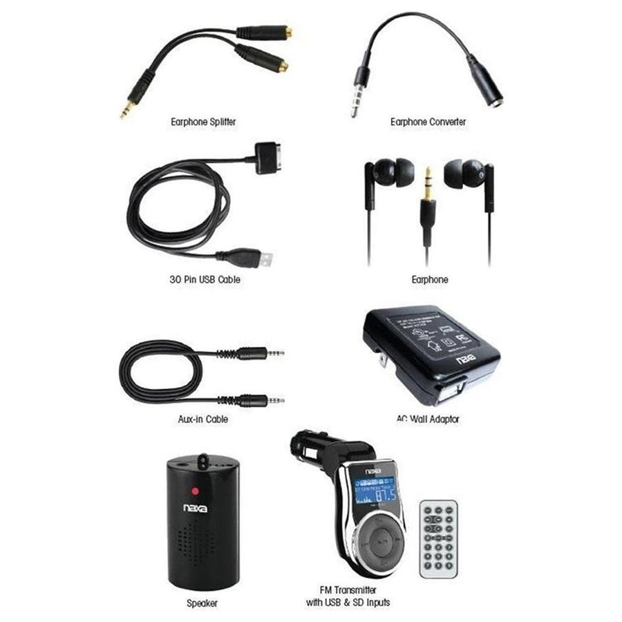 Naxa 10 In 1 Accessory Kit For Ipod And Iphone