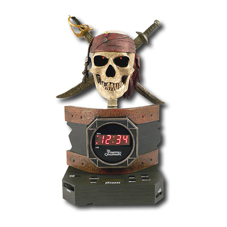 Disney Pirates Of The Caribbean Alarm Clock Radio