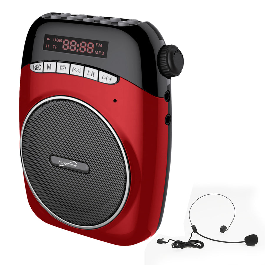 Supersonic Portable Pa System With Usb And Micro Sd Card Slot