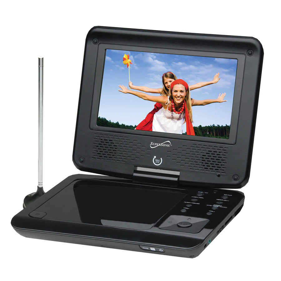 Supersonic 7 In. Portable Dvd Player With Digital Tv
