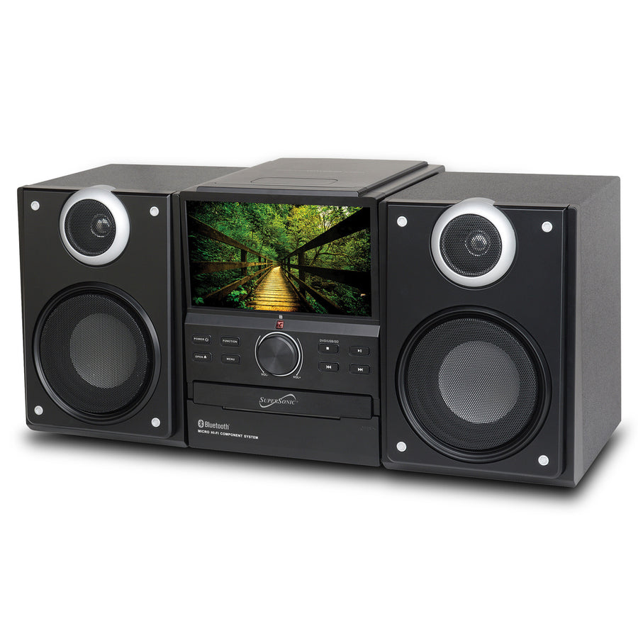 Supersonic Hi-fi Audio Micro System With Bluetooth, Dvd Player And Tv Tuner