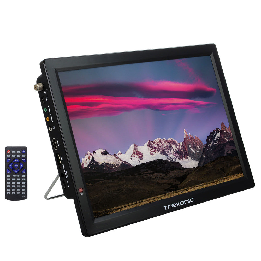 Trexonic Portable Rechargeable 14 Inch Led Tv With Hdmi, Sd/mmc, Usb ...