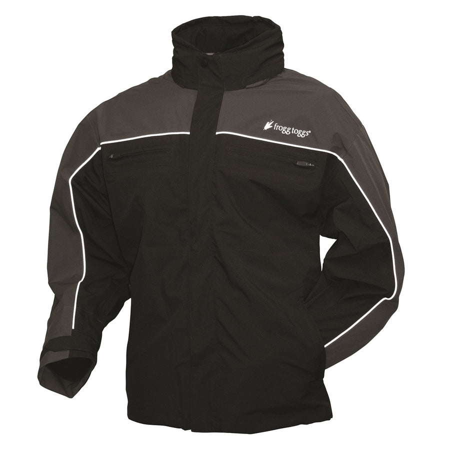 Frogg Toggs Pilot Illuminator Jacket Black/charcoal Gray-md