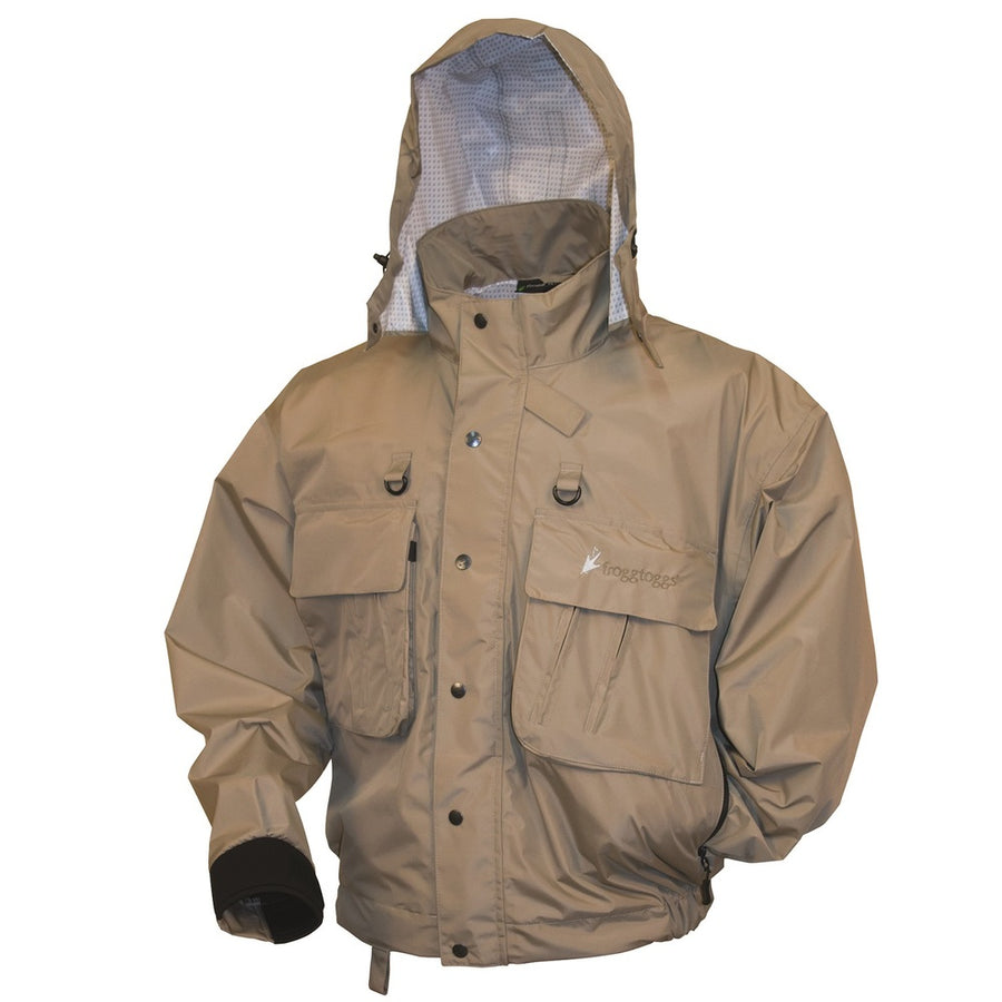 Frogg Toggs Hellbender Fly - Wading Jacket Stone - Large