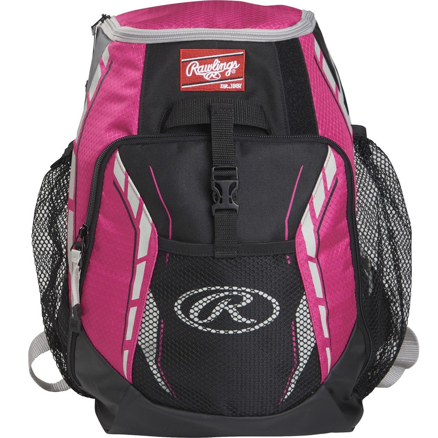 Rawlings Youth Baseball Players Backpack - Neon Pink