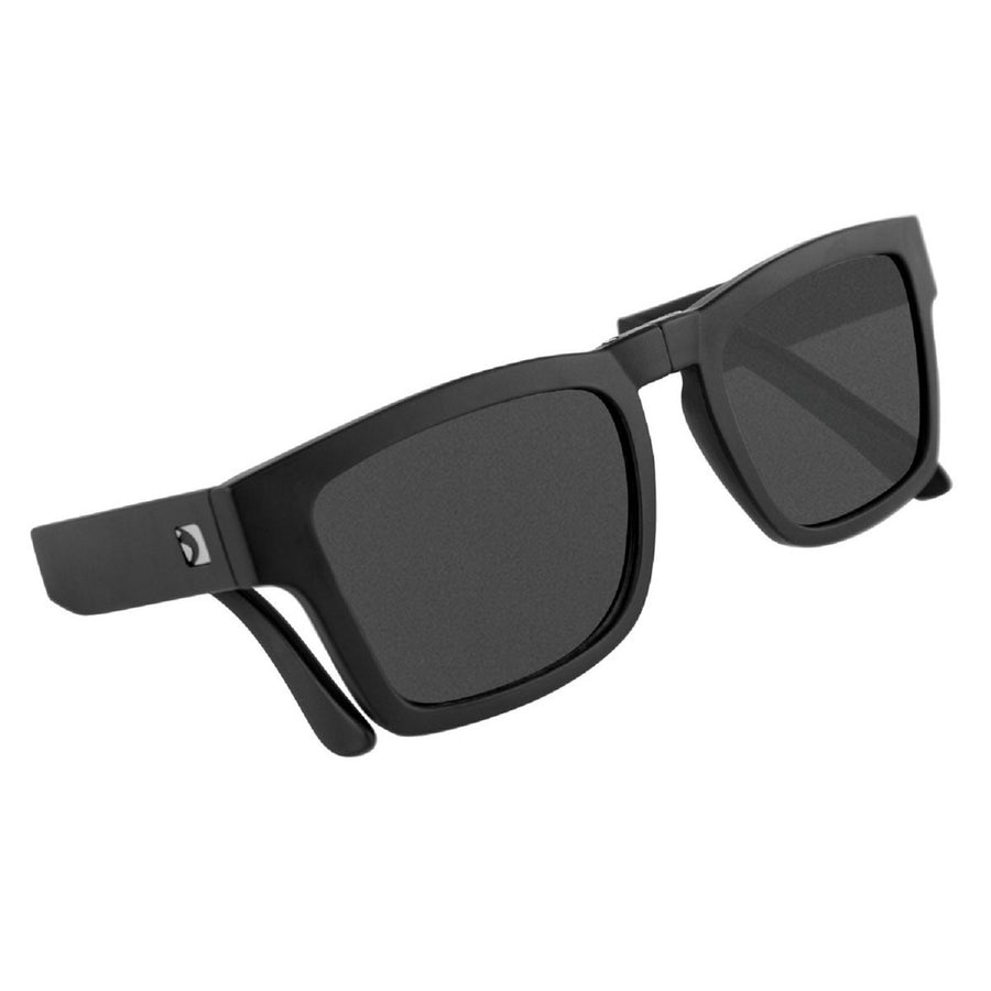 Bobster Brix Folding Sunglasses Matte Blk Frame-smoked Lens