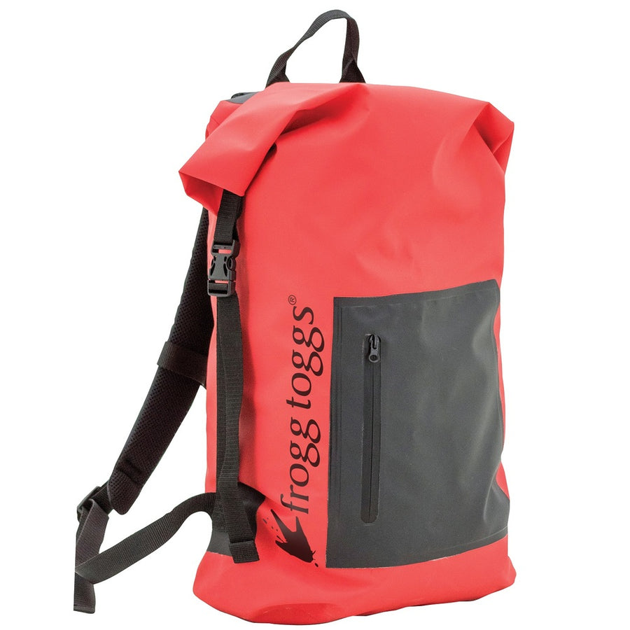 Frogg Toggs Pvc Tarpaulin Waterproof Backpack Red