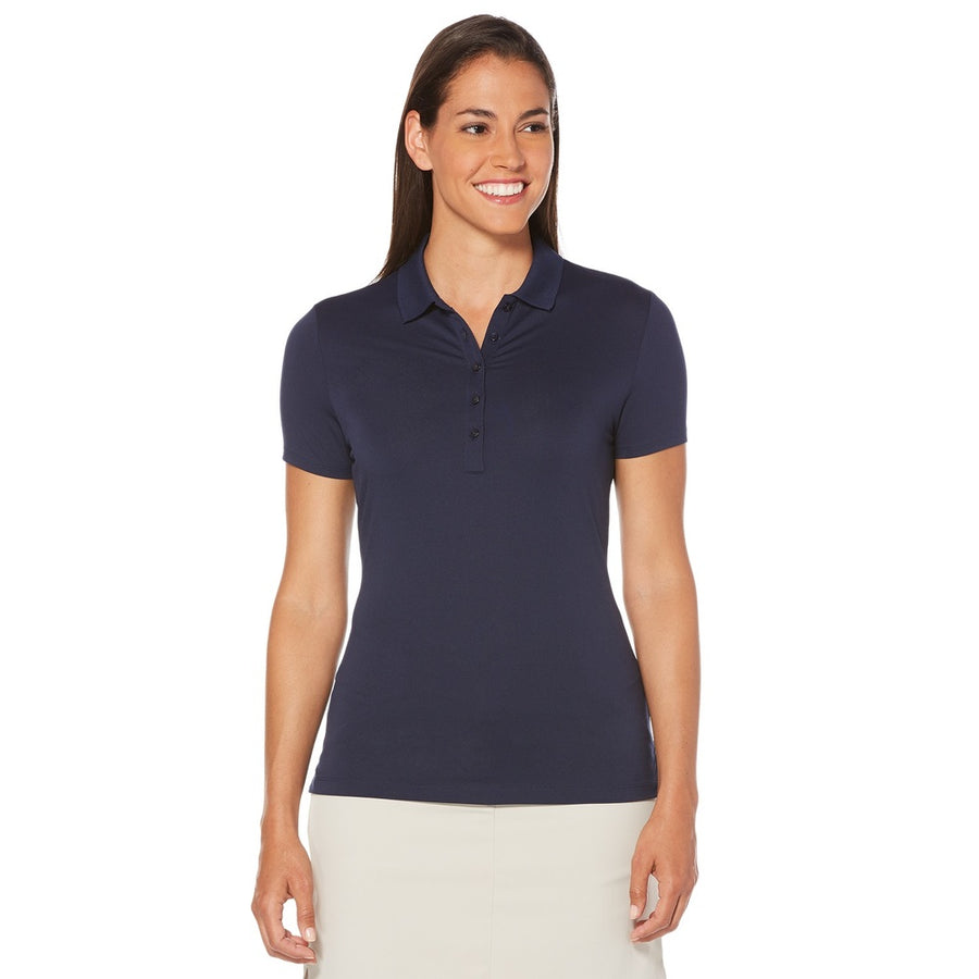 Callaway Opti-dri Micro-hex Short Sleeve Polo Peacoat S