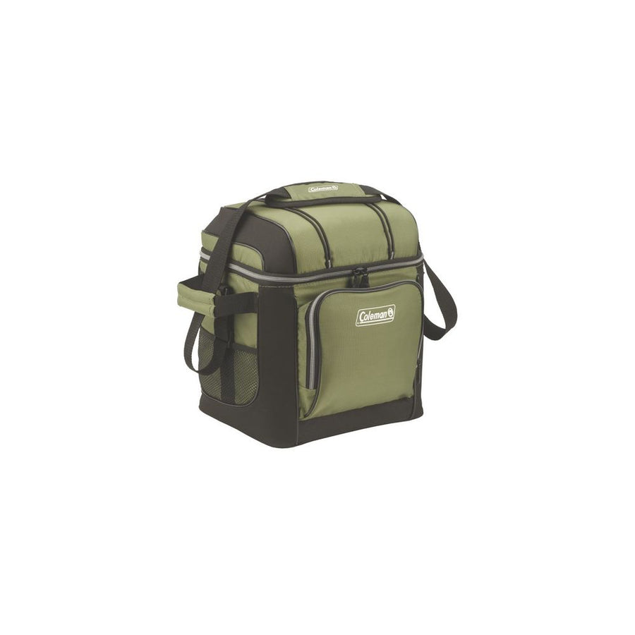 Coleman 30-can Soft Cooler With Hard Liner-green