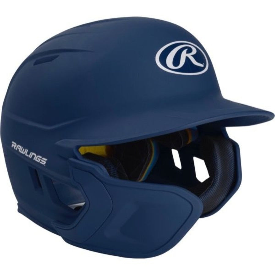 Rawlings Mach Ext Batting Helmet-navy-sr-lh