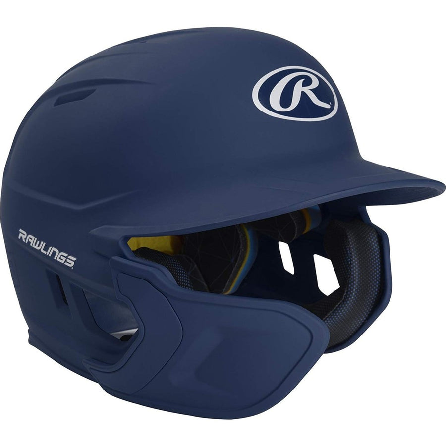 Rawlings Mach Ext Batting Helmet-navy-jr-lh