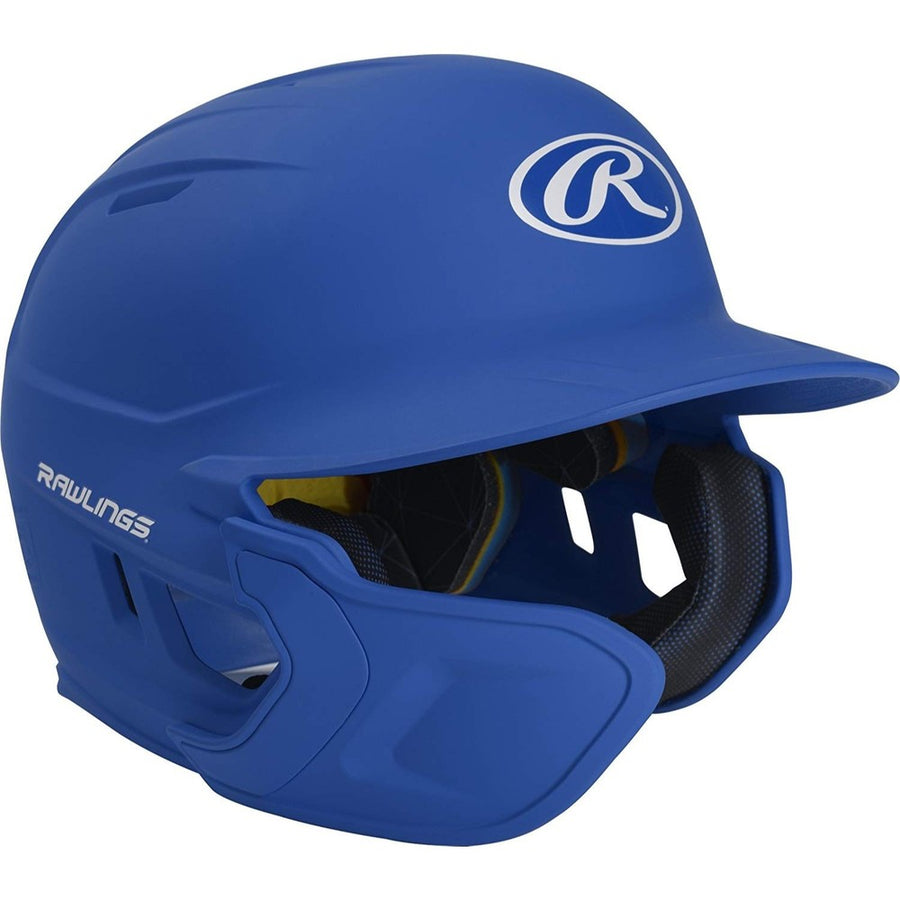 Rawlings Mach Ext Batting Helmet-royal-jr-lh