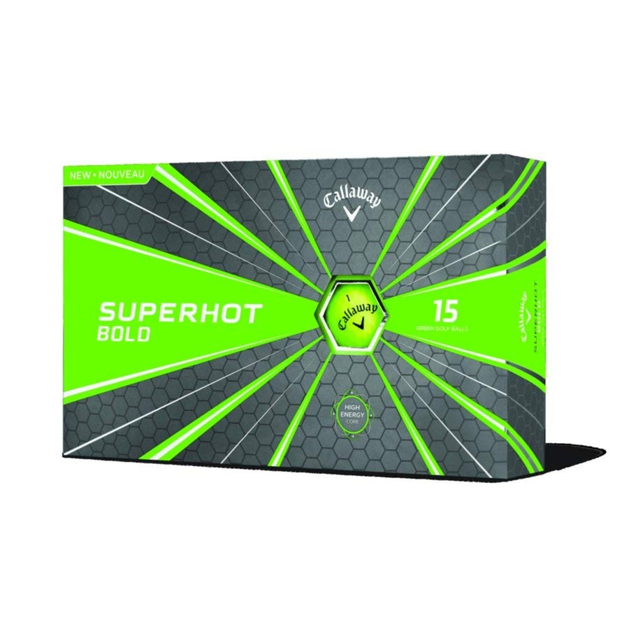 Callaway Superhot 18 Golf Balls - 15 Pack Bold Green