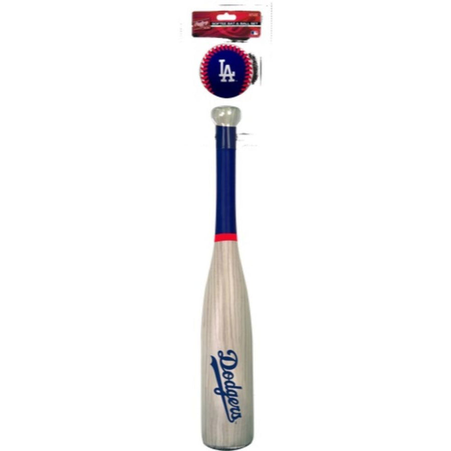 Rawlings Mlb La Dodgers Grand Slam Softee Bat And Ball Set