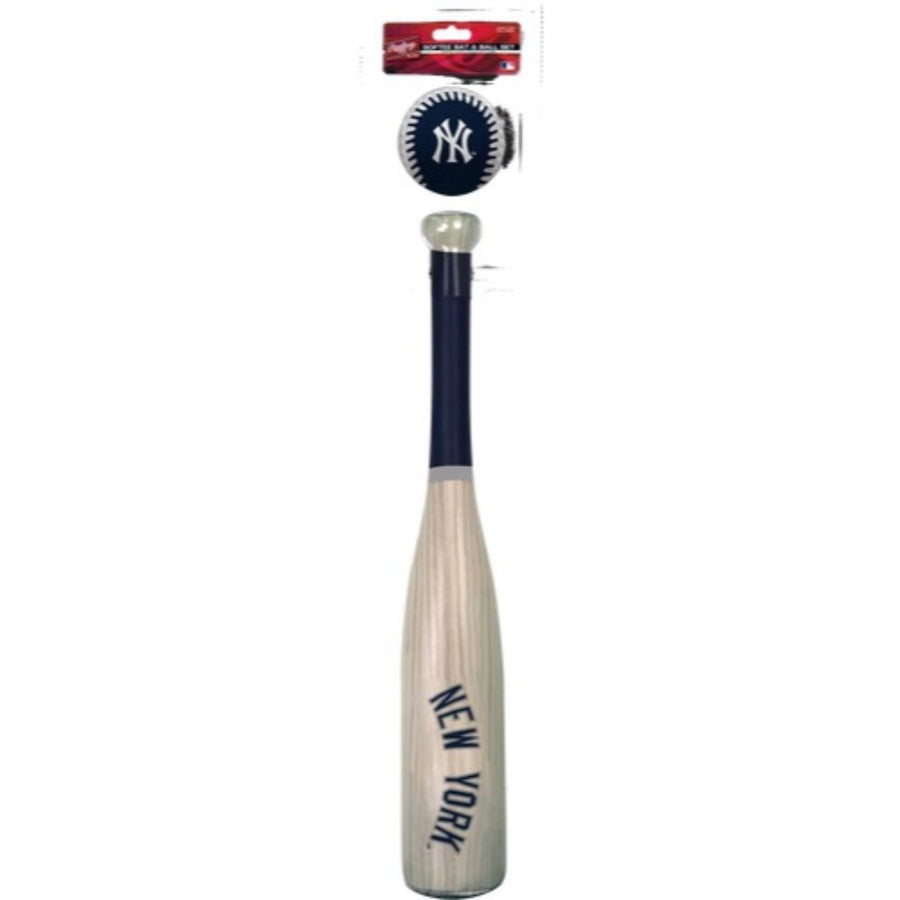 Rawlings Mlb Ny Yankees Grand Slam Softee Bat And Ball Set