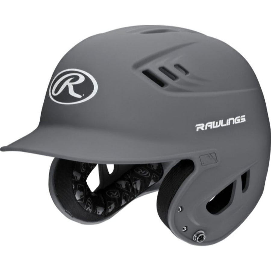 Rawlings Velo Series Senior Batting Helmet Matte Graphite