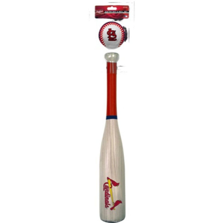 Rawlings Stl Cardinals Grand Slam Softee Bat And Ball Set