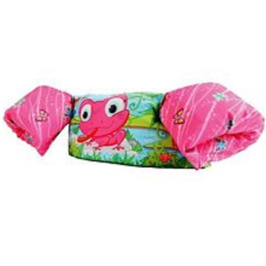 Stearns Puddle Jumper Deluxe Child Life Jacket - Pink Frog