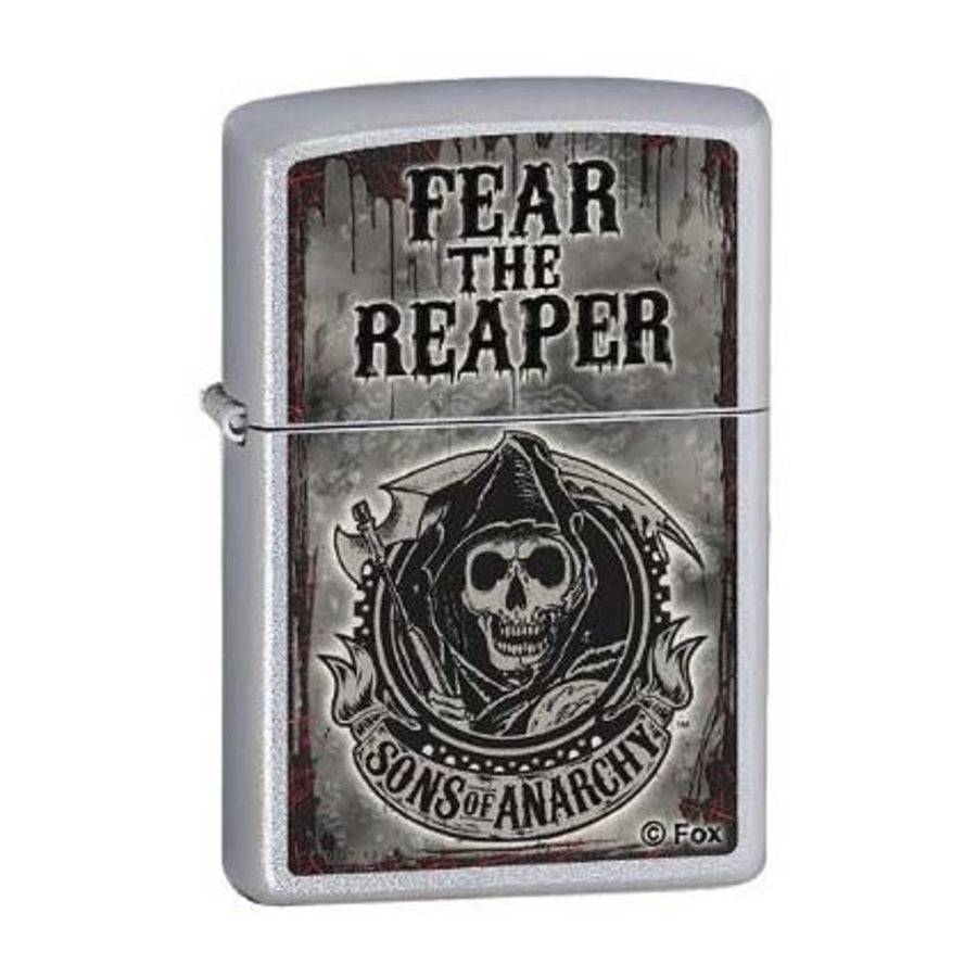 Zippo Satin Chrome Sons Of Anarchy Lighter